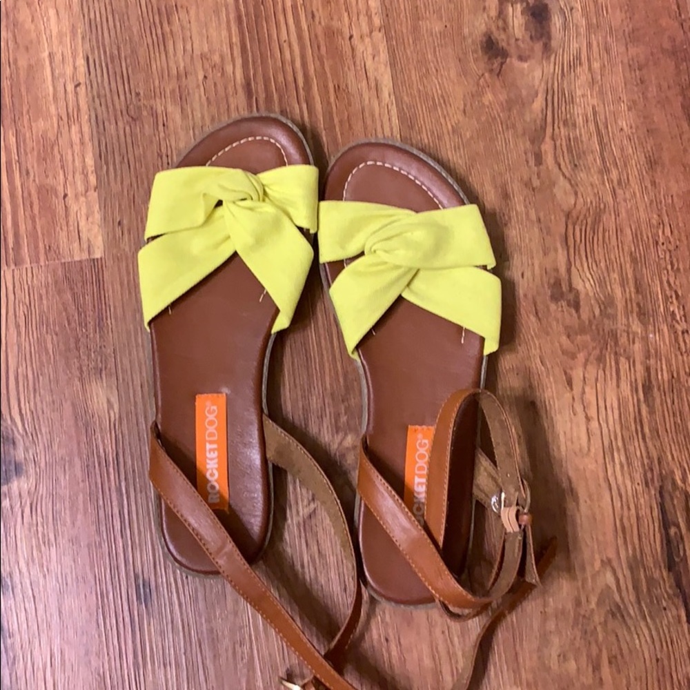 Yellow Rocket dog Sandals